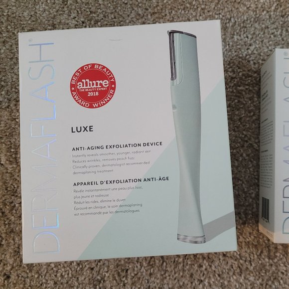 DERMAFLASH Luxe Anti-Aging Exfoliation Mint Green - Microdermabrasion - LIKE NEW - Picture 6 of 7